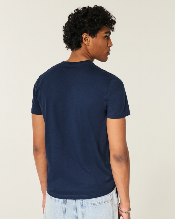 Slim Icon Crew T-Shirt, Navy view 2