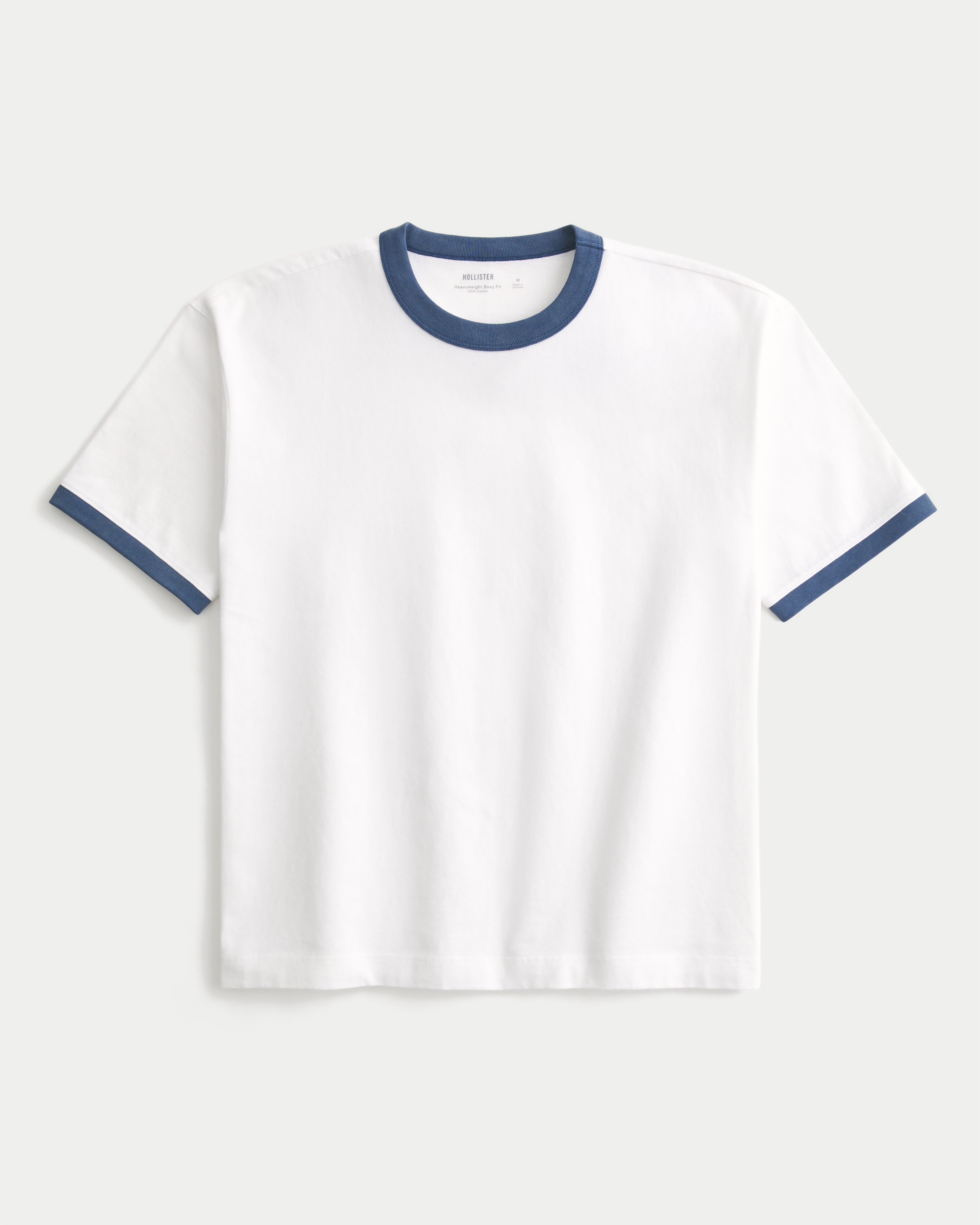 Boxy Heavyweight Washed Cotton Crew T-Shirt