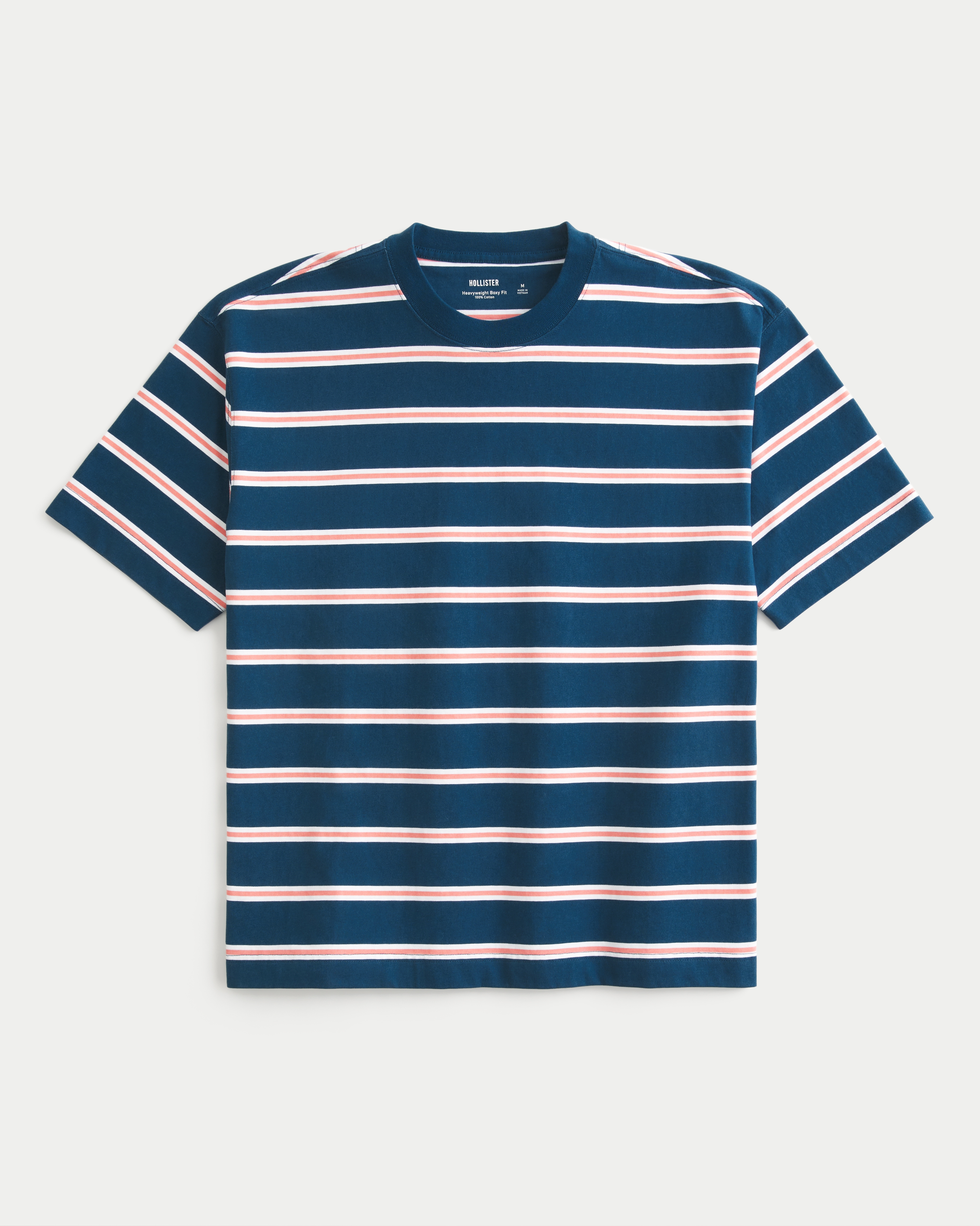 Boxy Heavyweight Cotton Crew T-Shirt