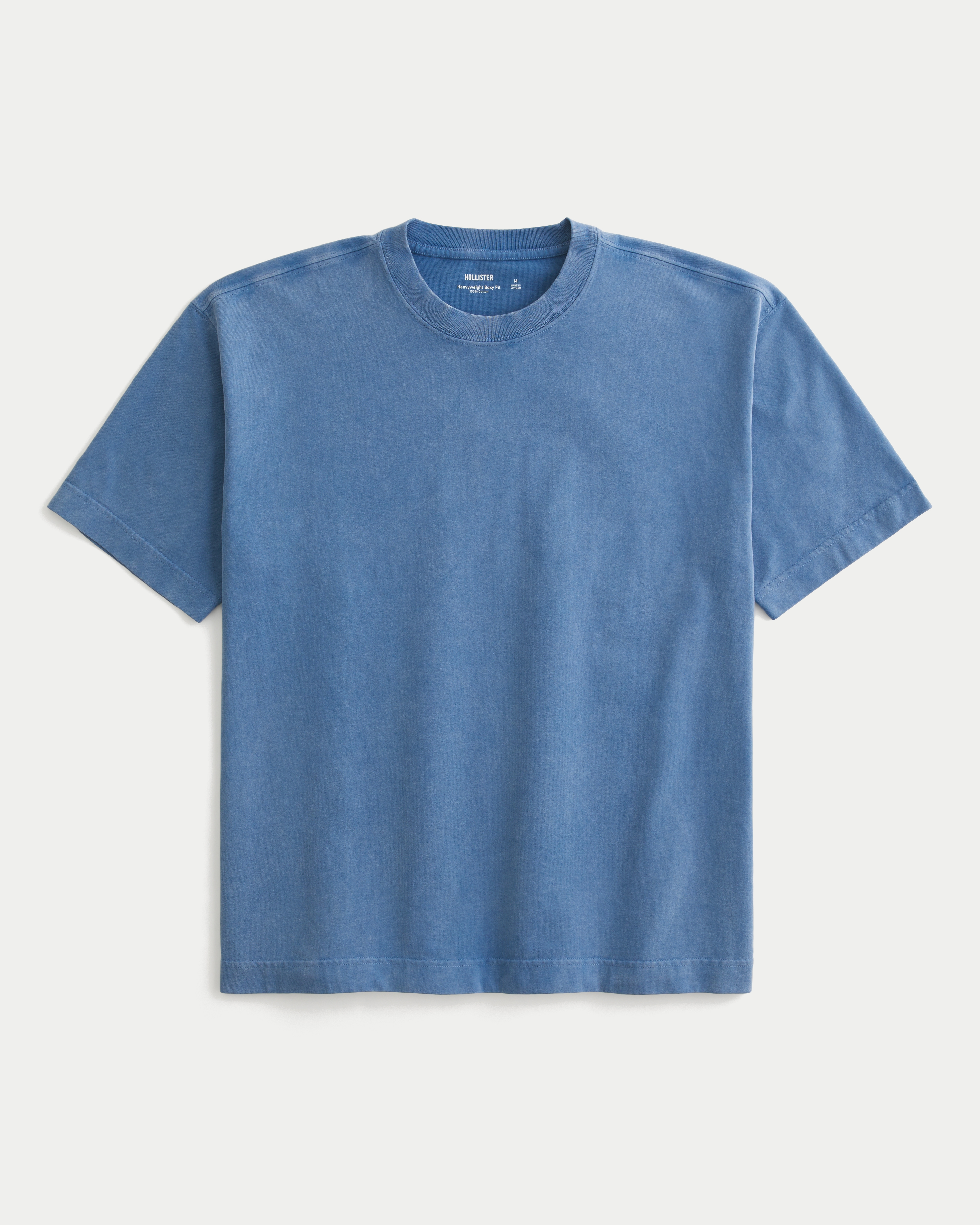 Boxy Heavyweight Tie-Dye Cotton Crew T-Shirt