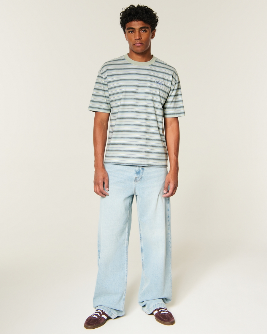 Boxy Heavyweight Logo Crew T-Shirt