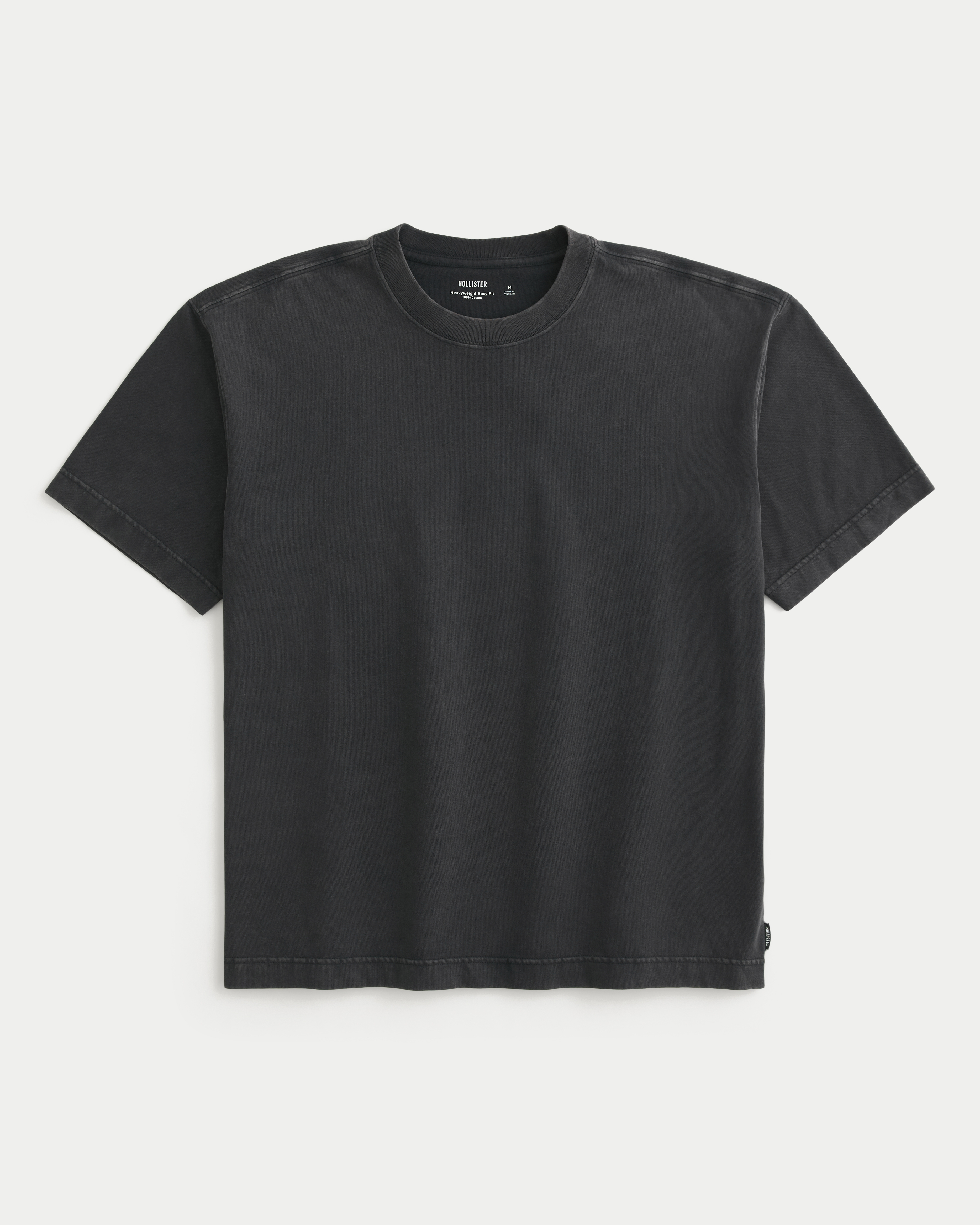 Boxy Heavyweight Washed Crew T-Shirt