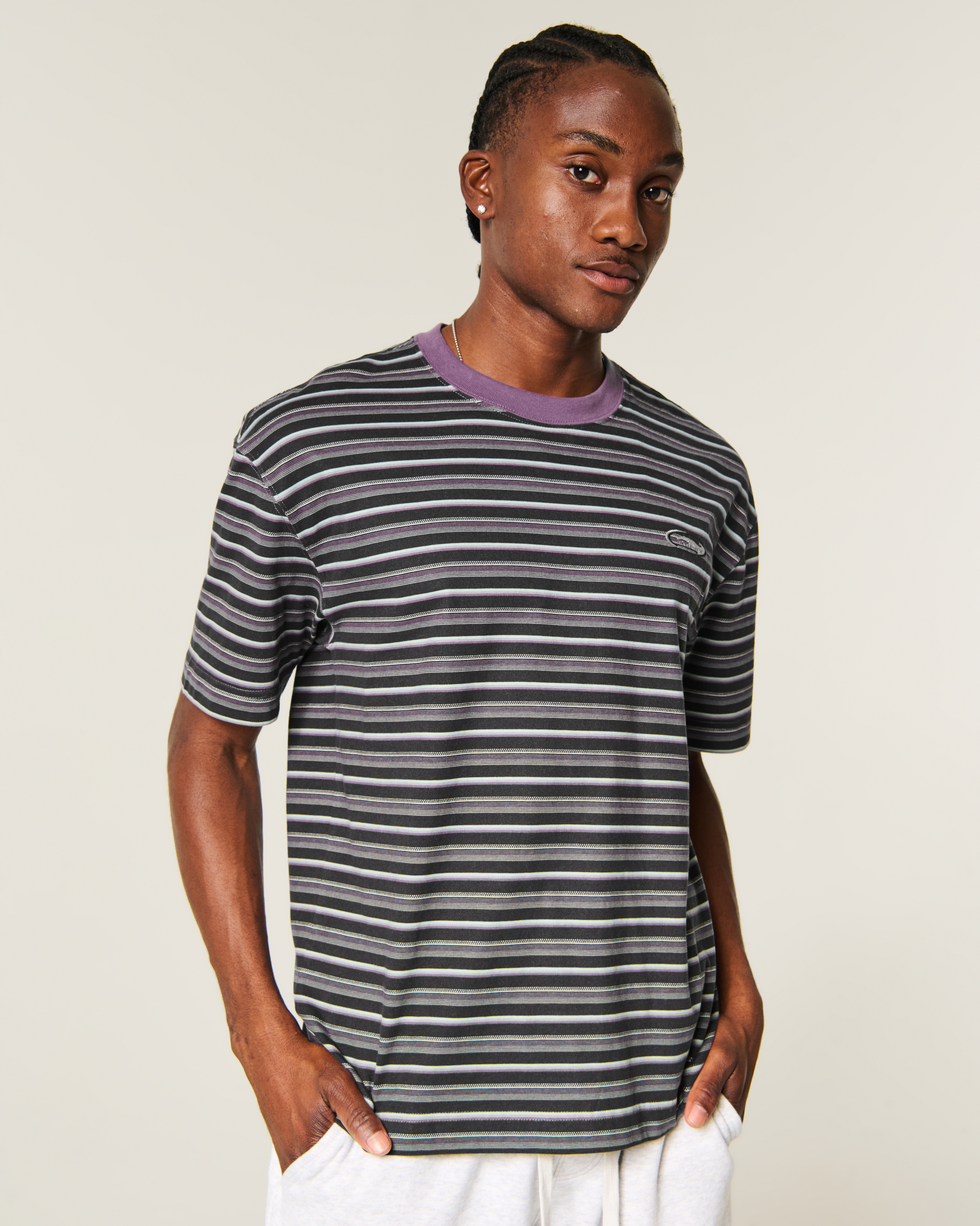 Boxy Heavyweight Logo Crew T-Shirt