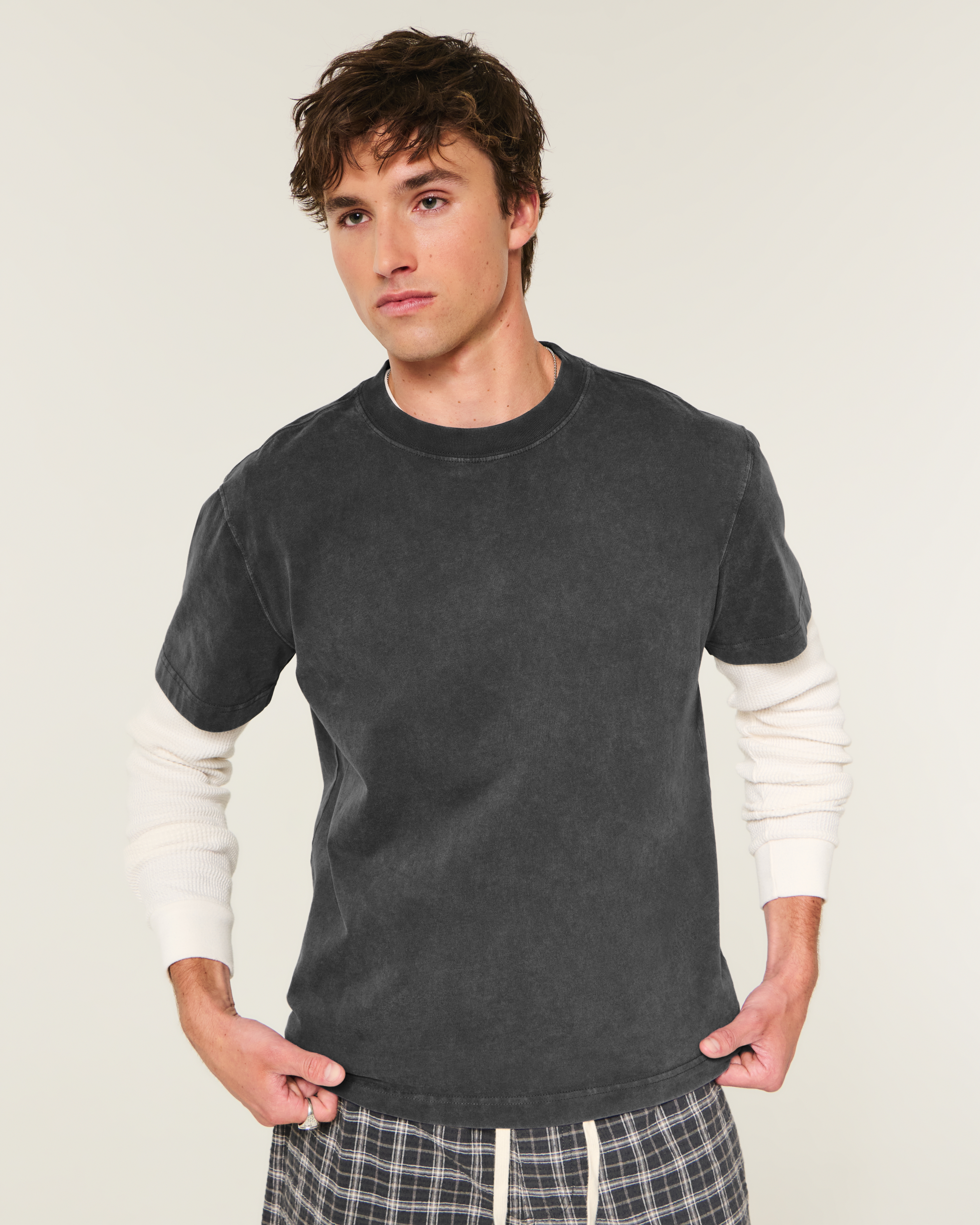 Relaxed Heavyweight Washed Crew T-Shirt