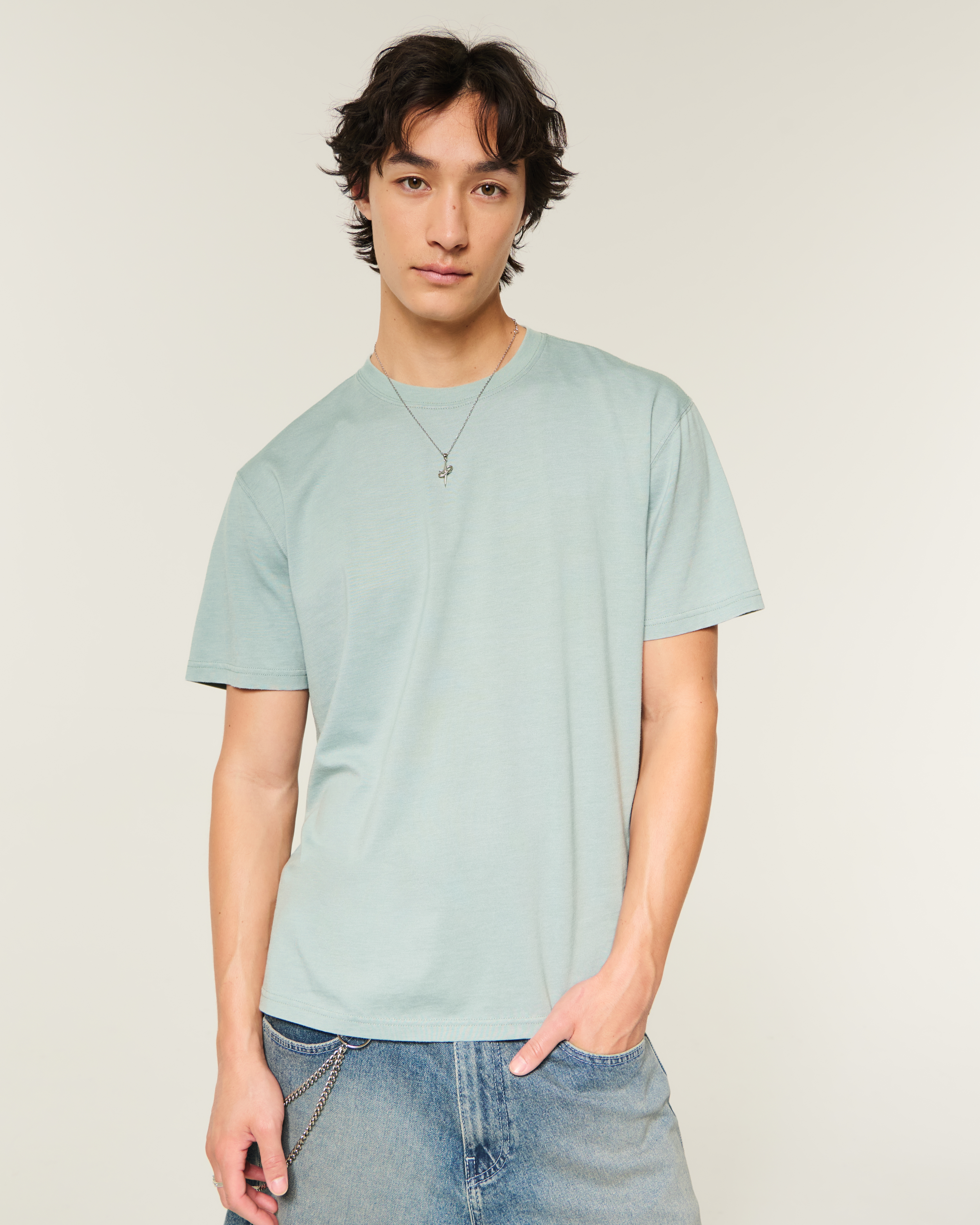 Relaxed Washed Crew T-Shirt