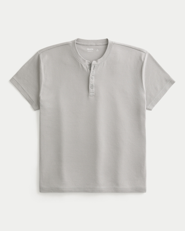 ANCELLM HENLEY RIB LS T-SHIRT （GRAY） ANCELLM HENLEY RIB LS T-SHIRT （GRAY） ANCELLM HENLEY RIB LS T