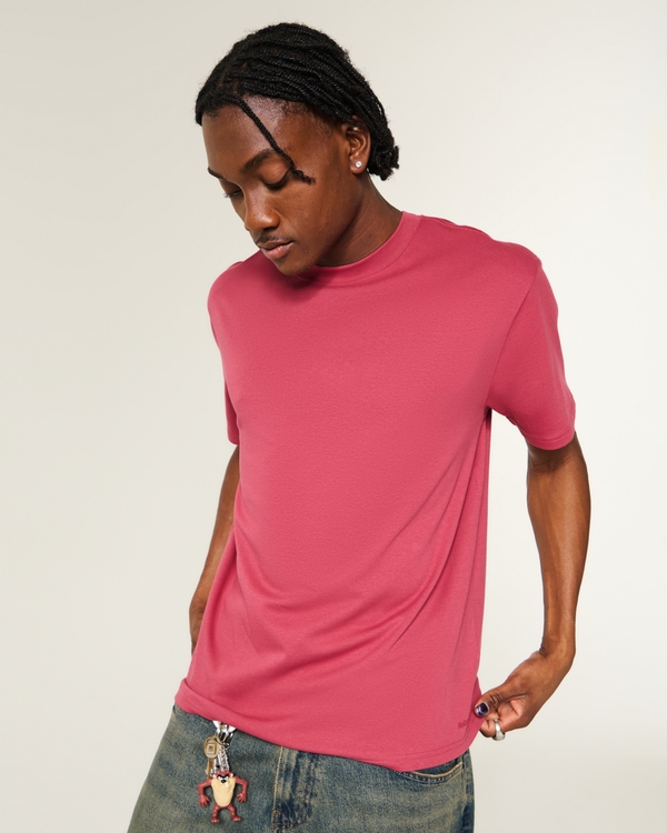 Relaxed Everyday Tee, Washed Red view 1