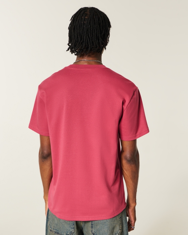 Relaxed Everyday Tee, Washed Red view 2