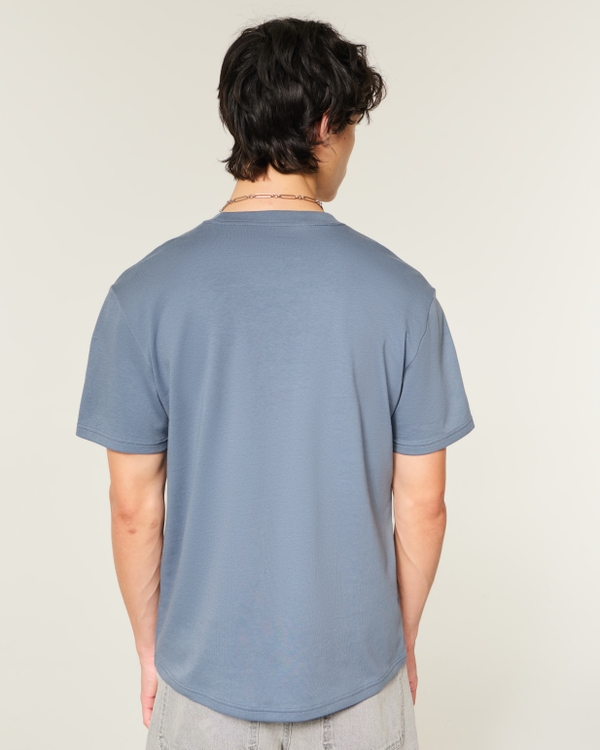 Relaxed Everyday Tee, Dark Blue view 2