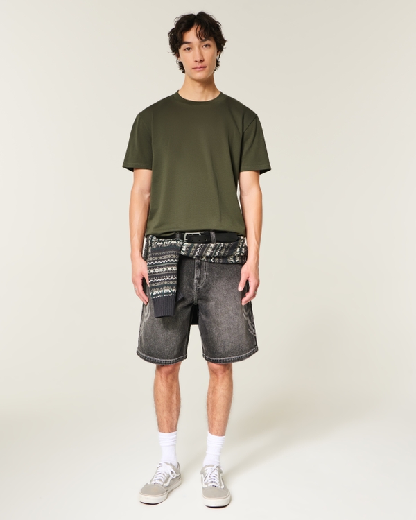 Relaxed Everyday Tee, Dark Olive view 2