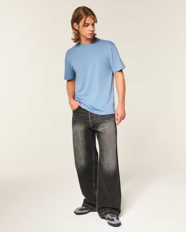 Relaxed Everyday Tee, Faded Blue view 2