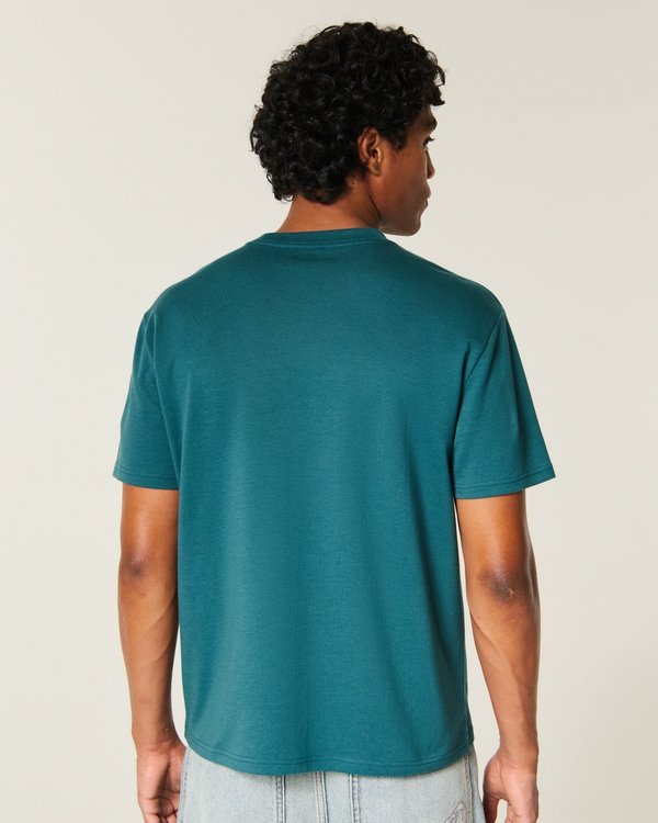 Relaxed Everyday Tee, Teal view 2