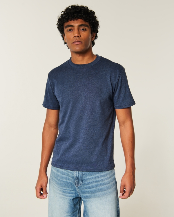 Relaxed Everyday Tee, Heather Blue view 1