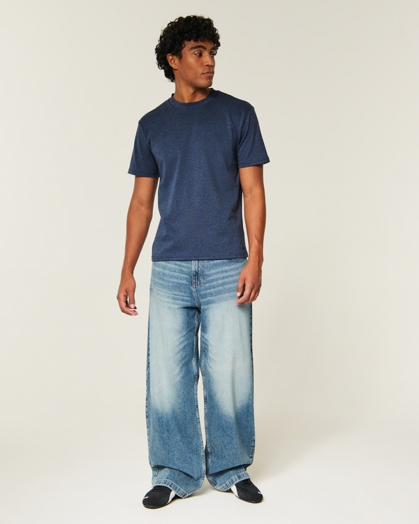 Relaxed Everyday Tee, Heather Blue view 2