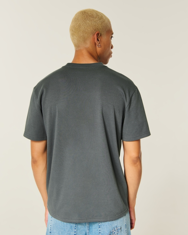 Relaxed Everyday Tee, Dark Green view 2
