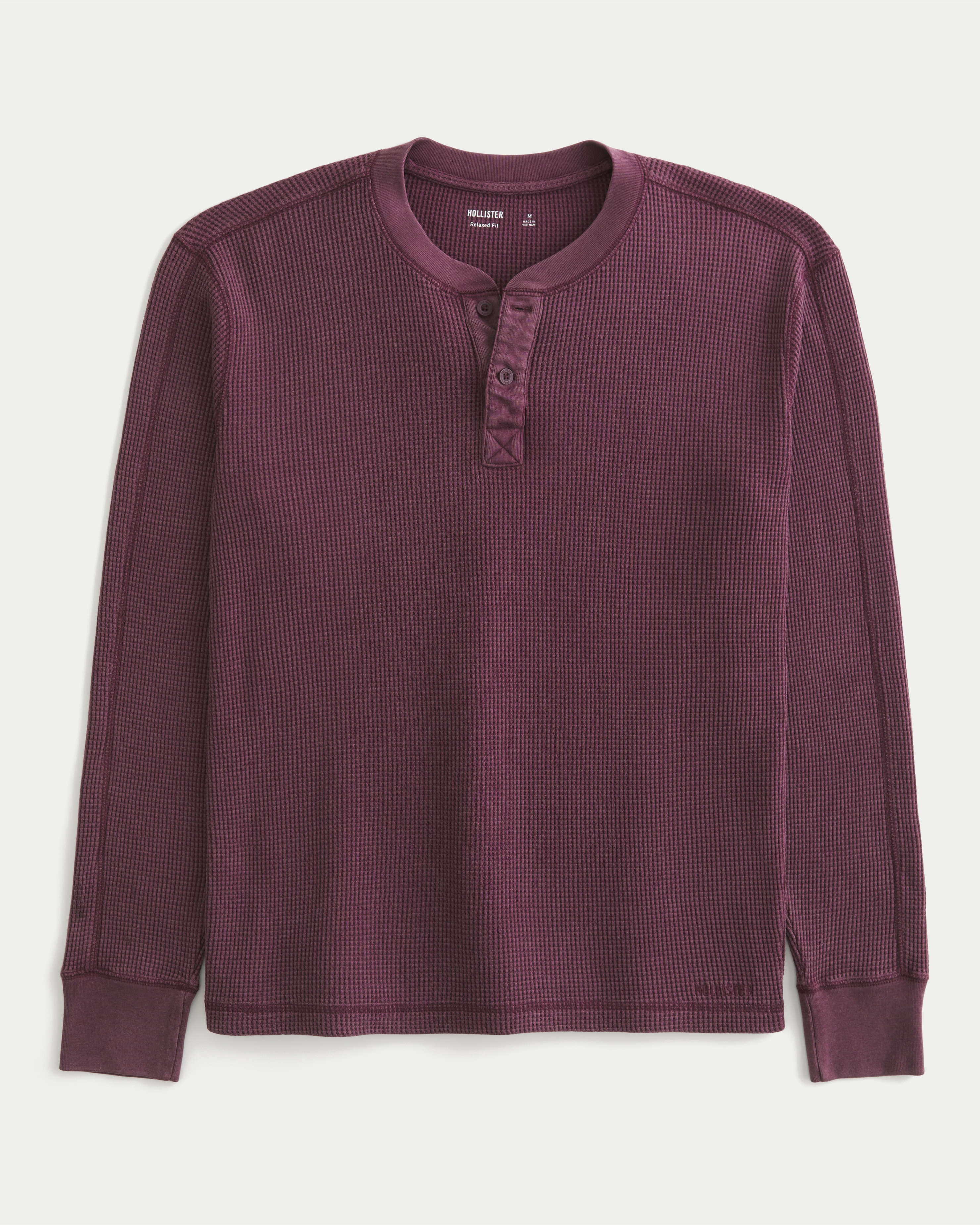 Relaxed Washed Thermal Henley