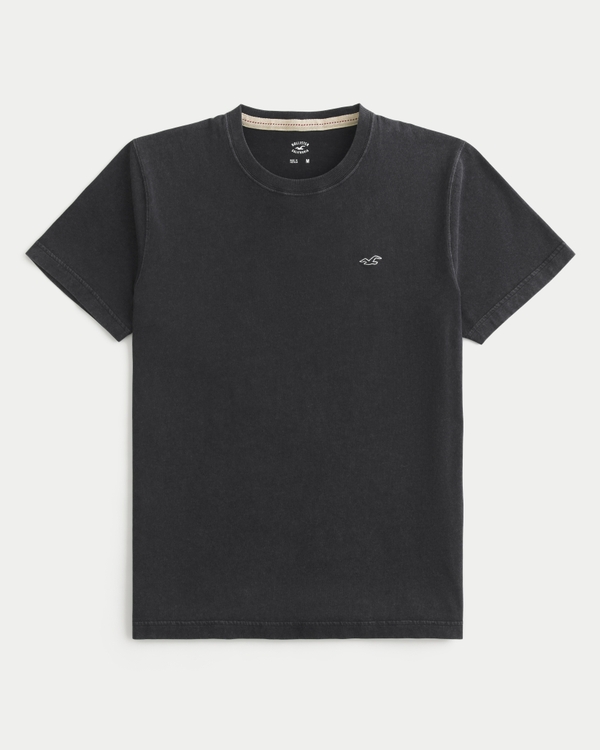 Men's Cotton Icon Crew T-Shirt | Men's Tops | HollisterCo.com