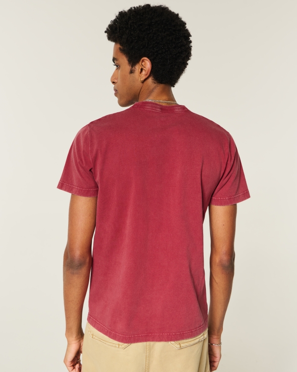 Cotton Icon Crew T-Shirt, Red view 2