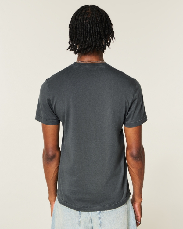 Cotton Icon Crew T-Shirt, Dark Green view 2