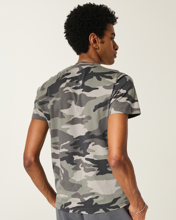 Cotton Camo Crew Icon T-Shirt, Camo view 2