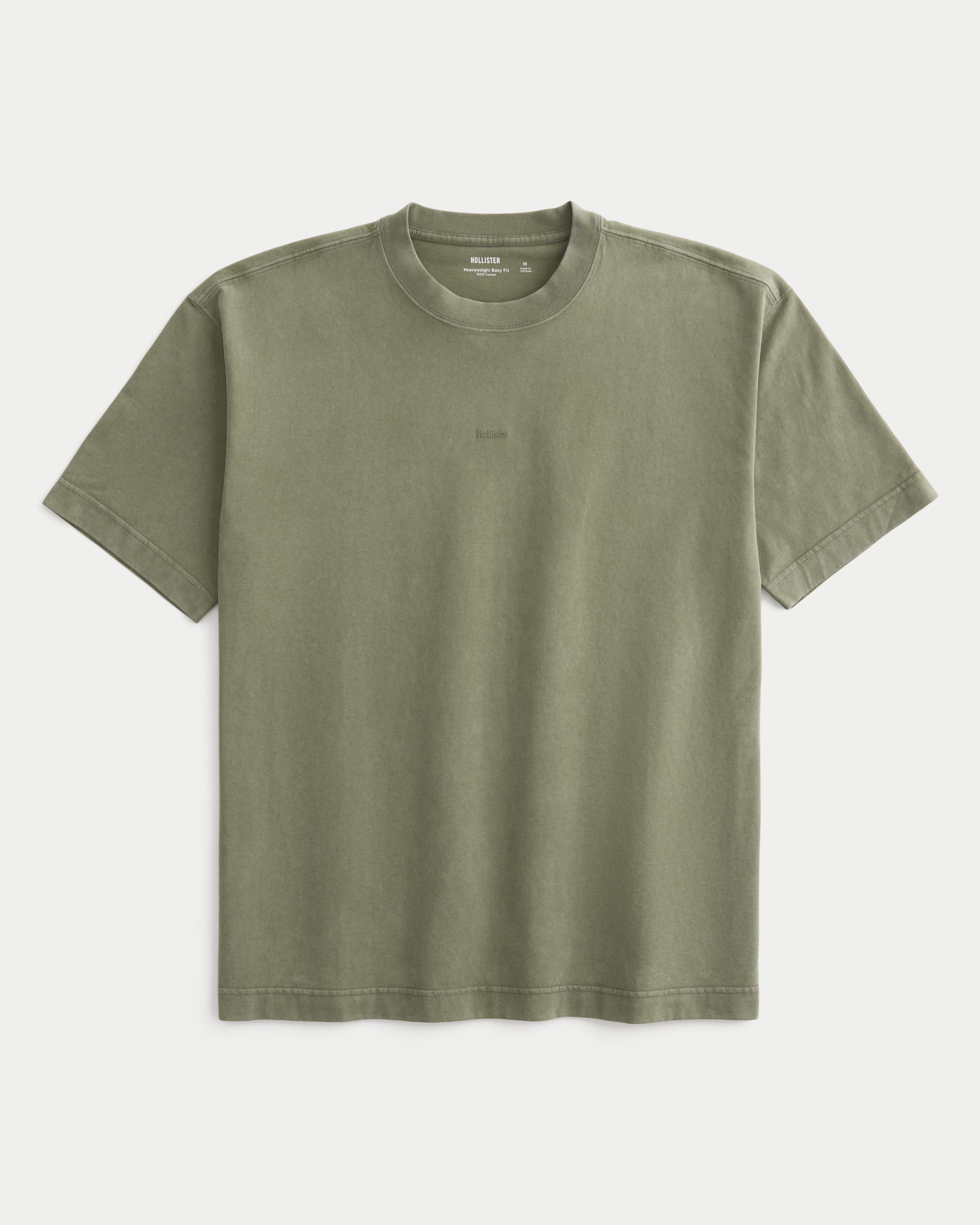 Boxy Heavyweight Micro Logo Crew T-Shirt