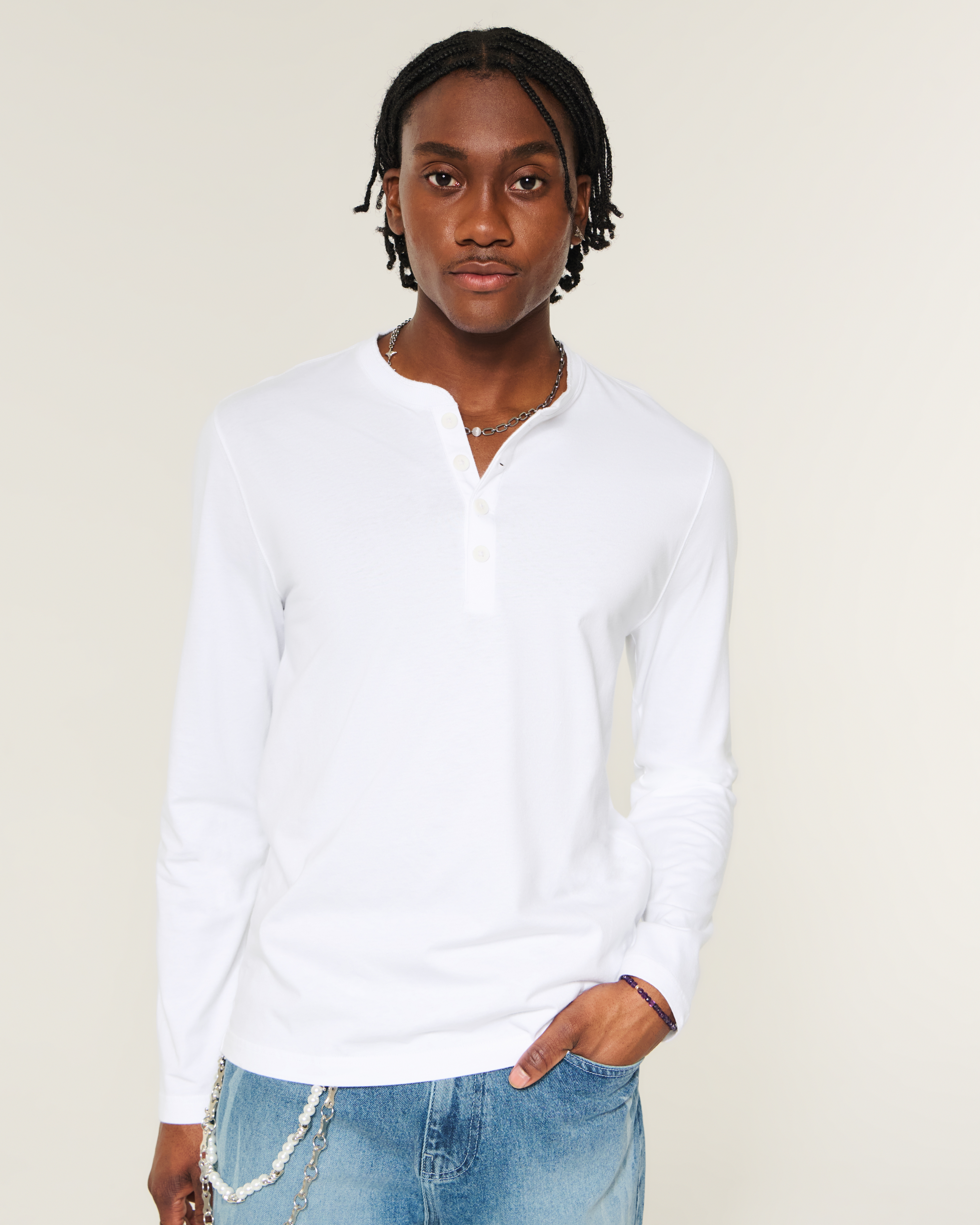 Long-Sleeve Henley