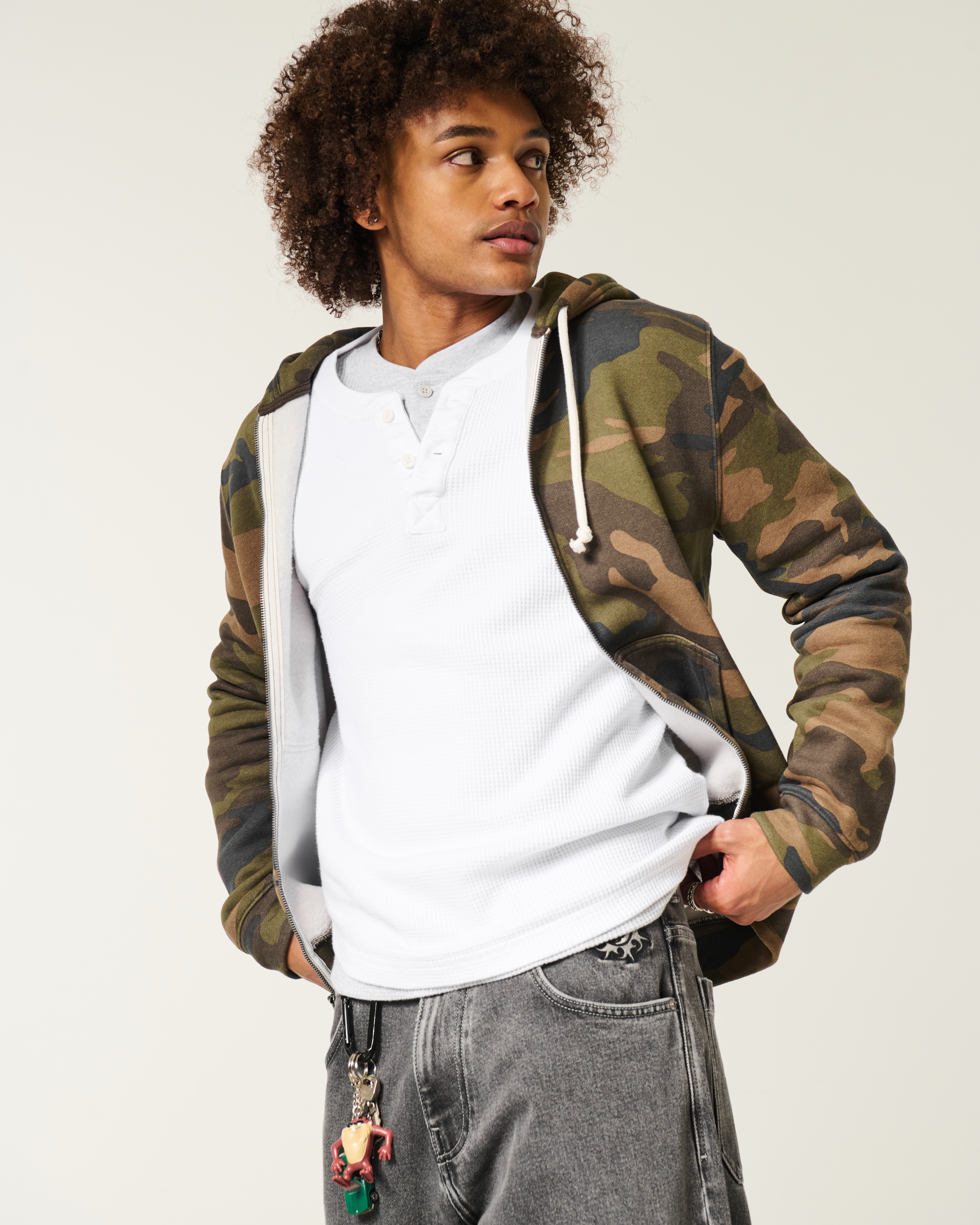 Long-Sleeve Thermal Henley