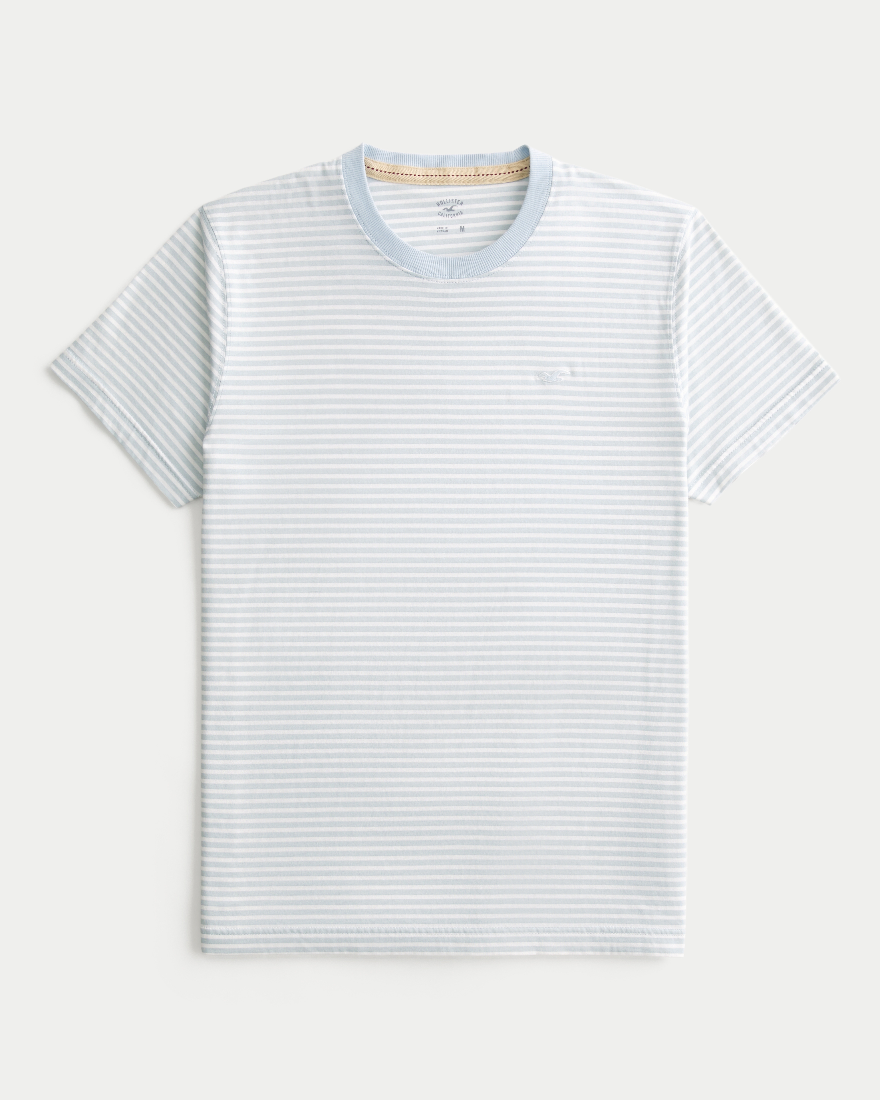 Striped Cotton Crew Icon T-Shirt