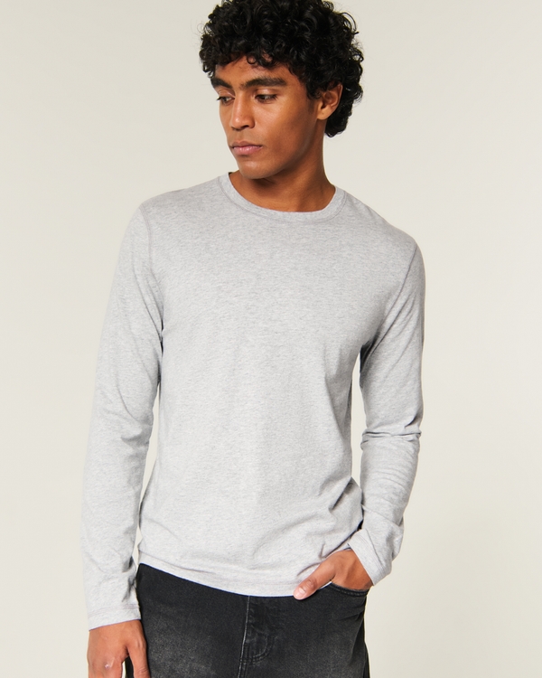 Long-Sleeve Cotton Layering T-Shirt