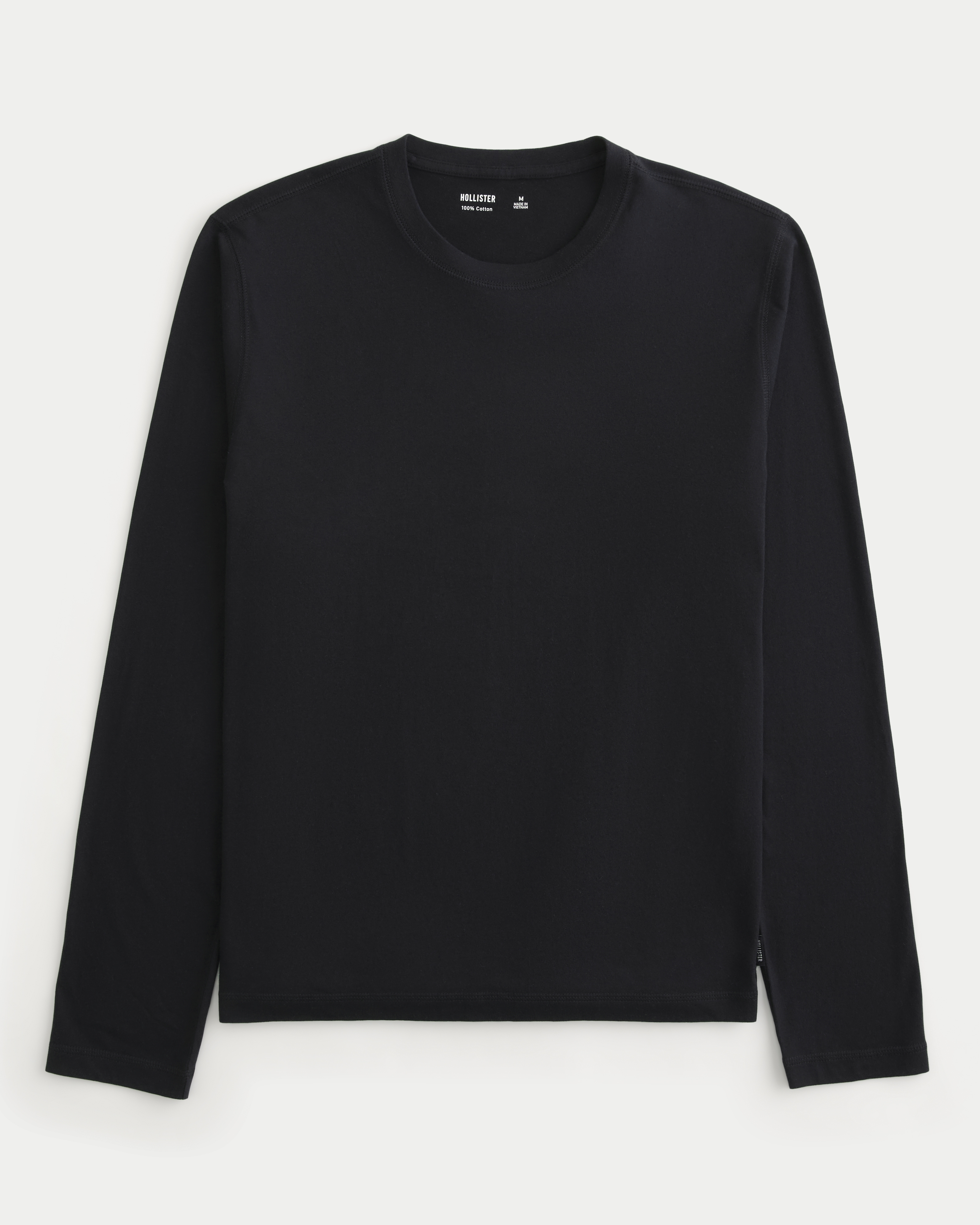 Long-Sleeve Cotton Layering T-Shirt