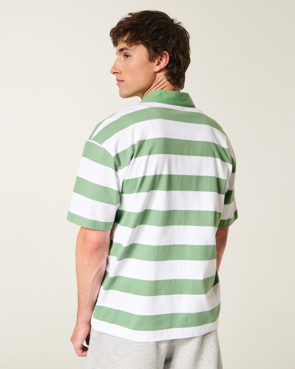 メンズ ボクシーロゴポロシャツ | メンズ 新着アイテム | HollisterCo.com