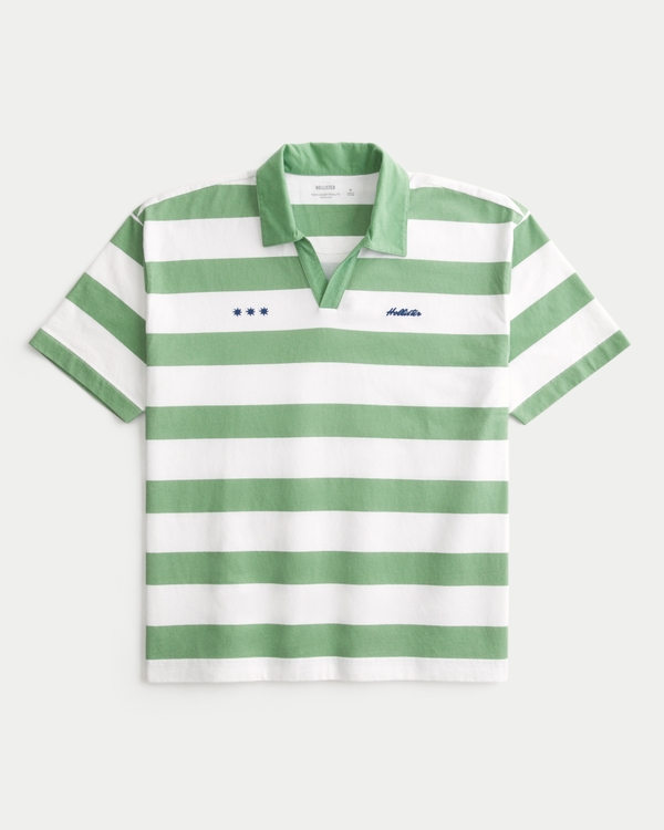 メンズ ボクシーロゴポロシャツ | メンズ 新着アイテム | HollisterCo.com