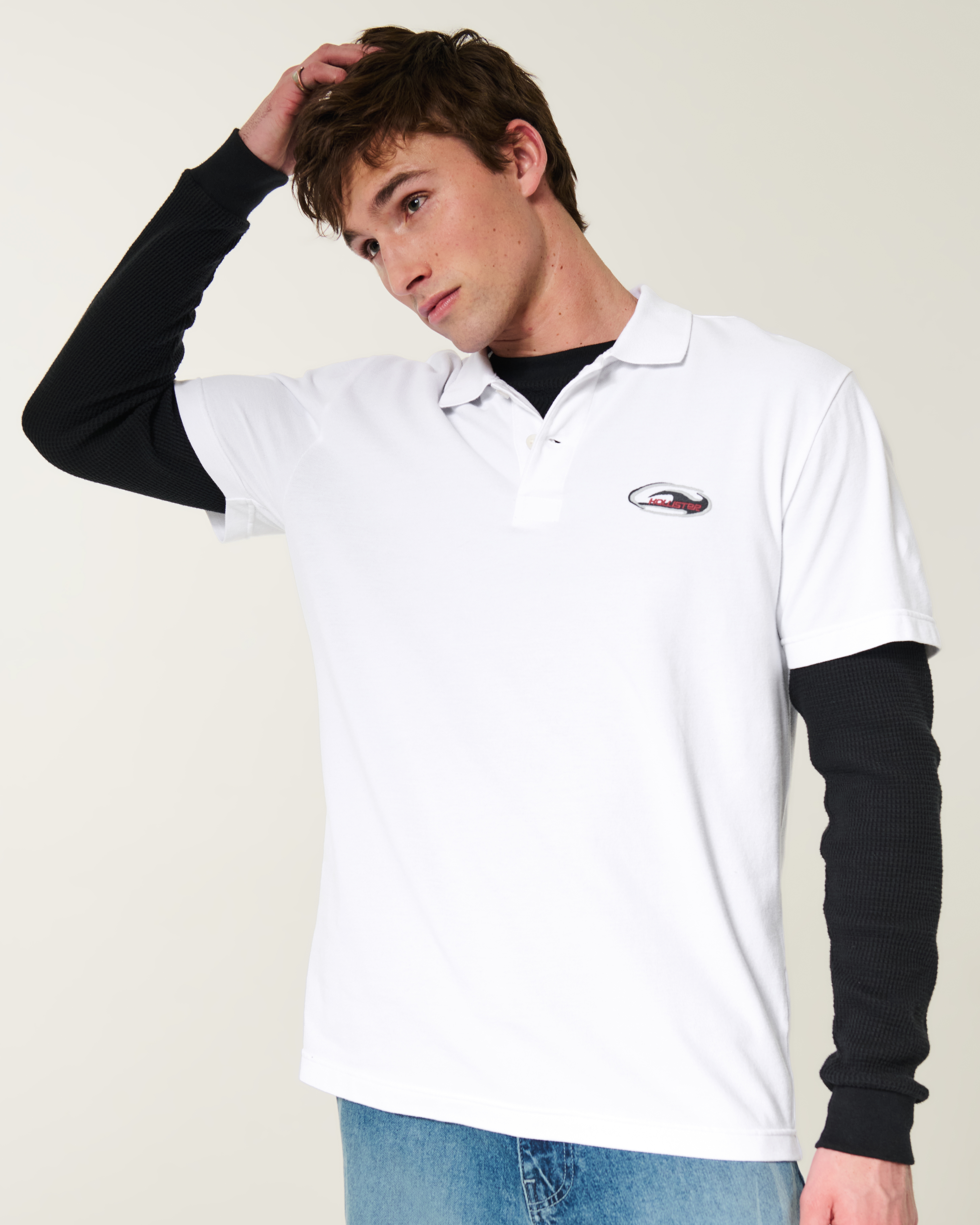 Relaxed Logo Polo