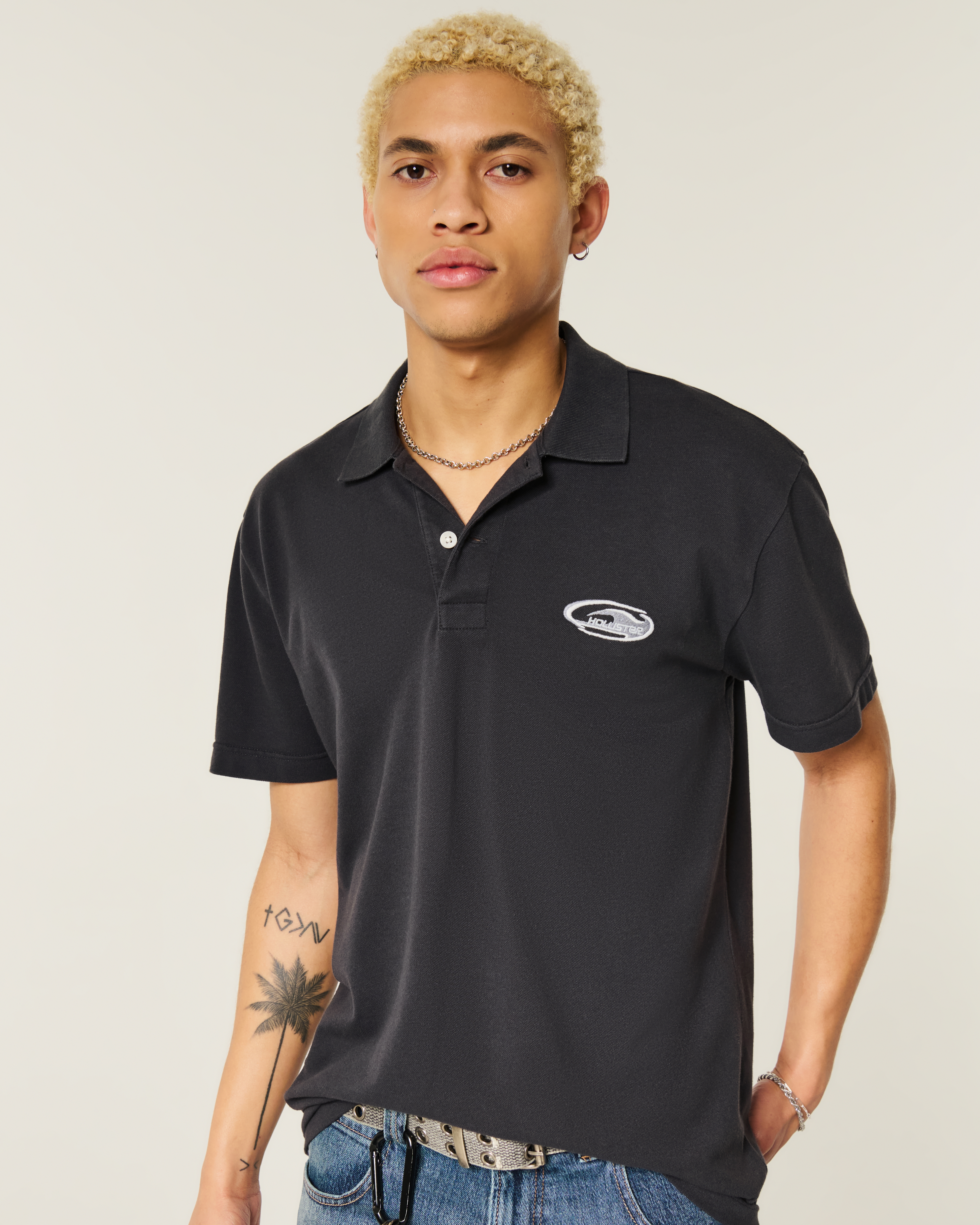 Relaxed Logo Polo