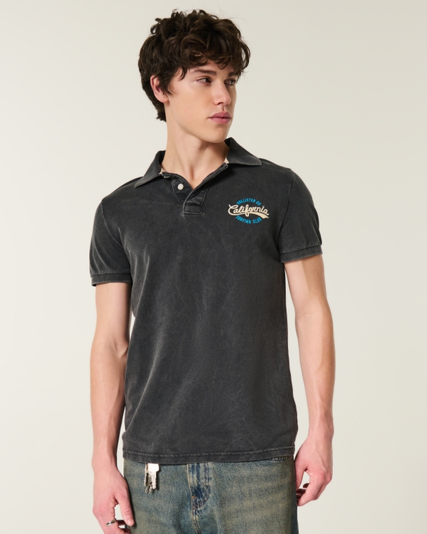 Icon Polo, Washed Black view 1