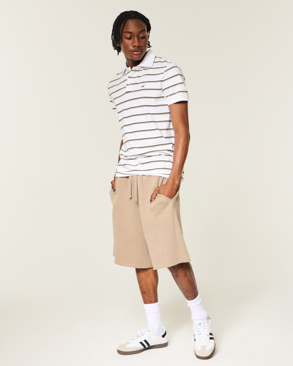 Icon Polo, White Stripe view 2