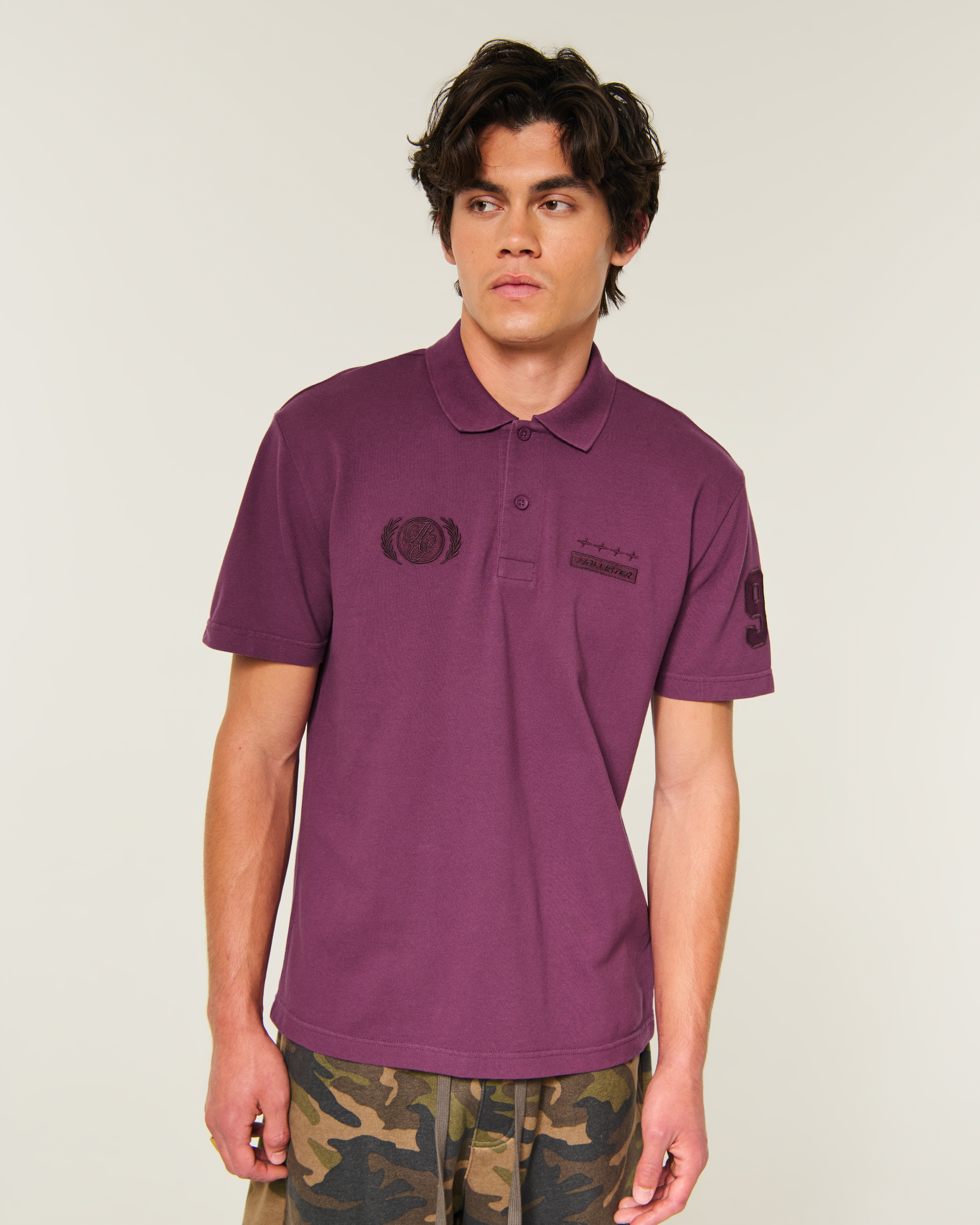 Relaxed Logo Graphic Polo