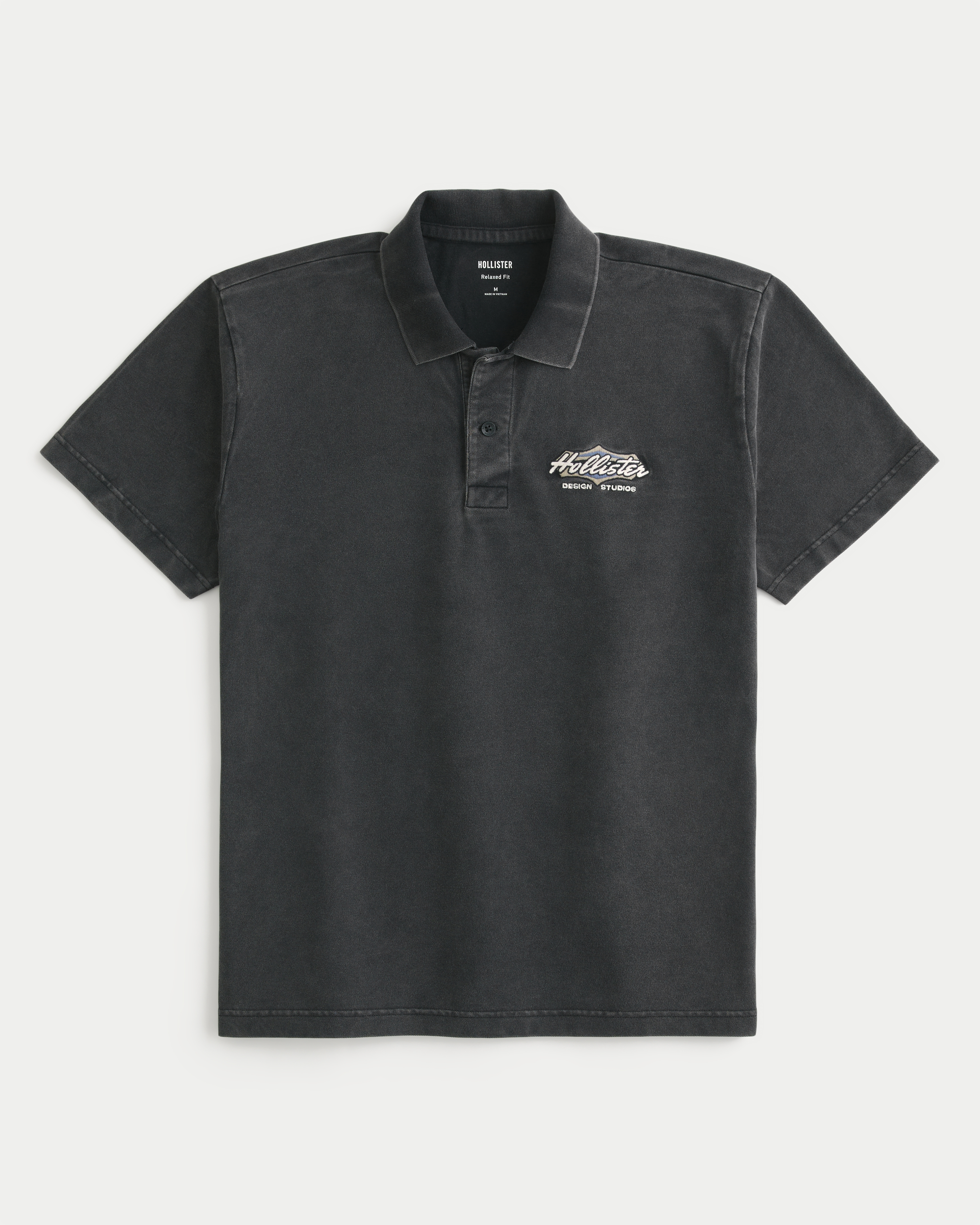 Relaxed Washed Logo Polo