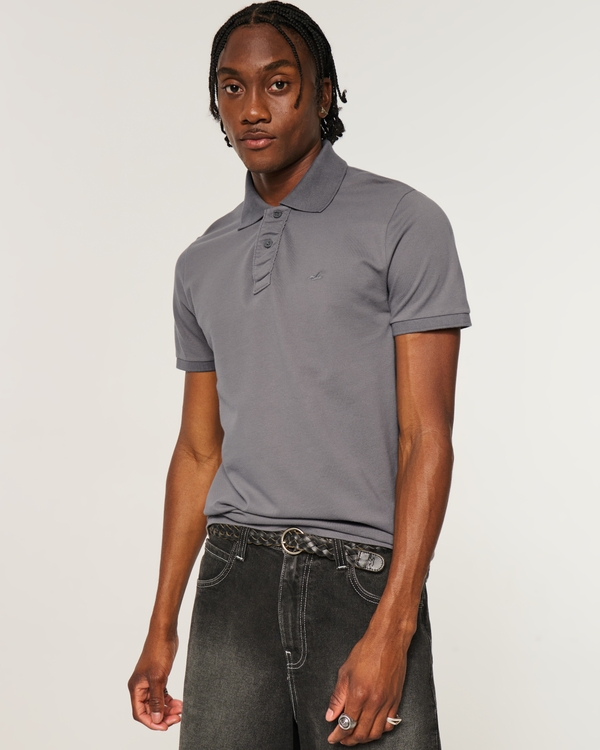 Icon Polo, Dark Gray view 1
