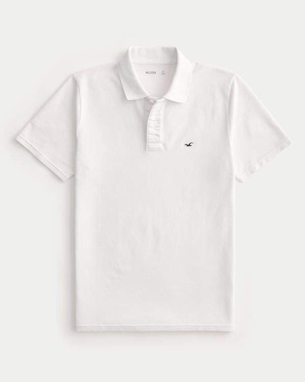 Classic Fit Icon Polo, White view 1