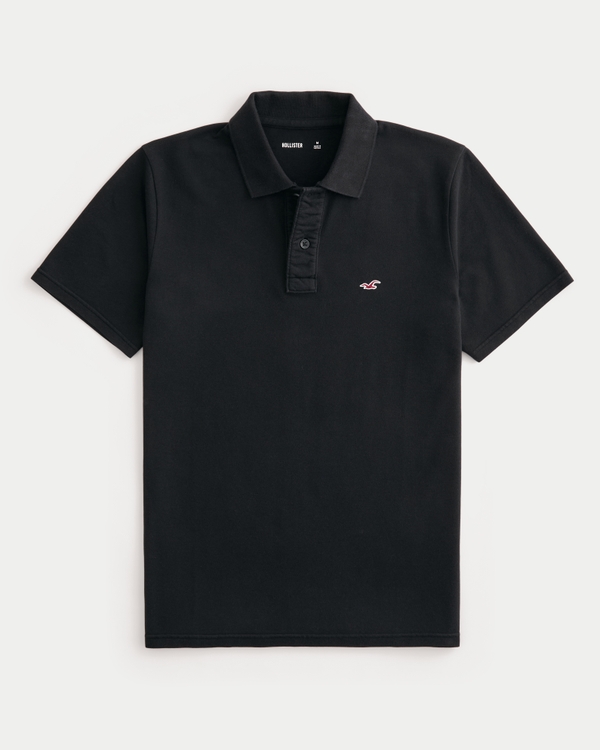 Classic Fit Icon Polo, Black view 1