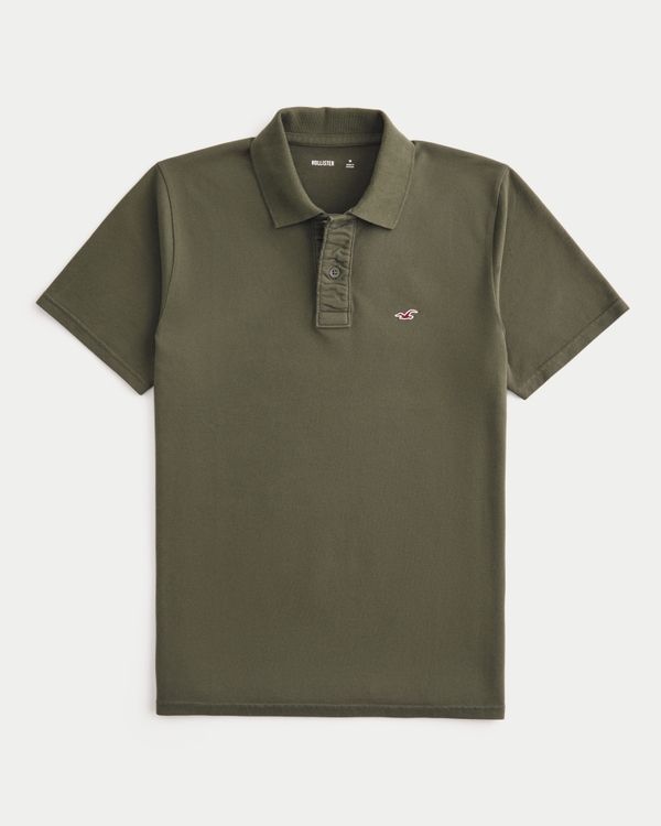 Classic Fit Icon Polo, Dark Olive view 1