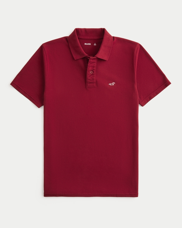 Classic Fit Icon Polo, Dark Red view 1