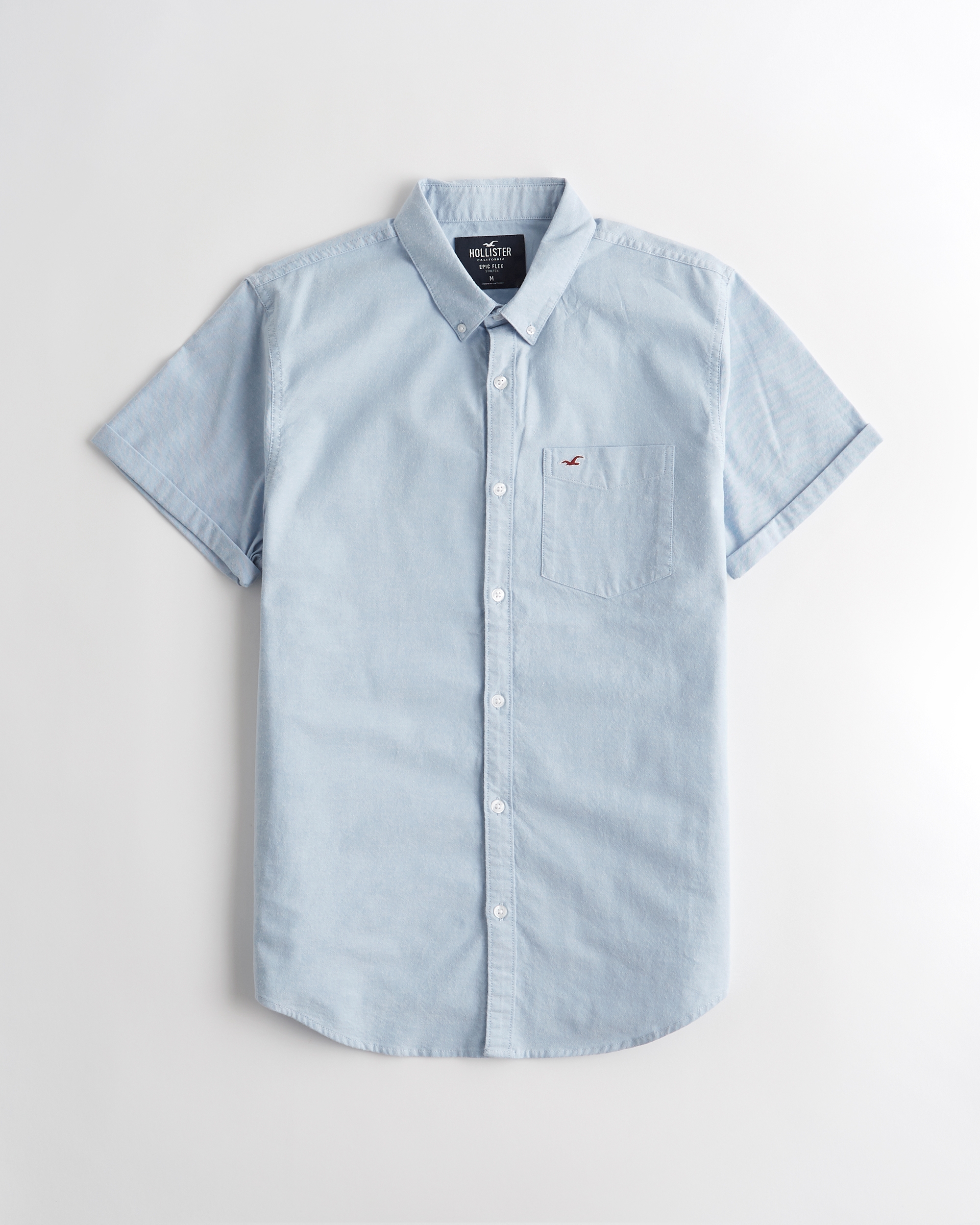 Button Down Shirts for Guys | Hollister Co.