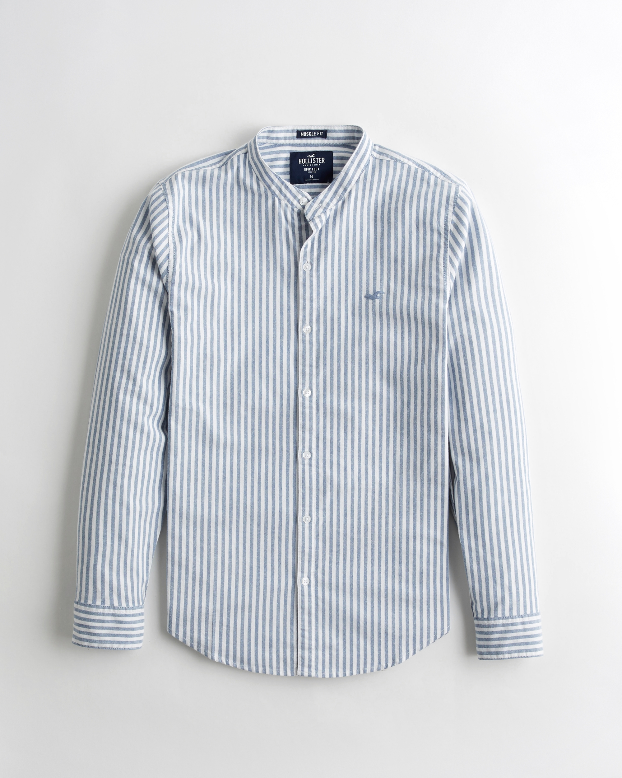 hollister black and white striped shirt