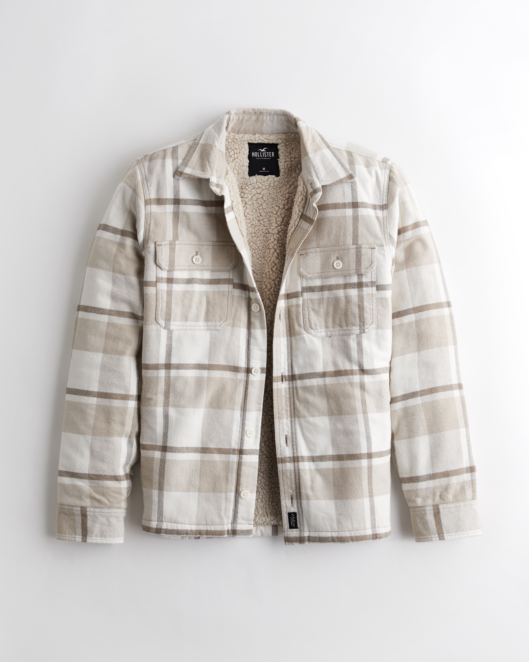 hollister men's coats & jackets