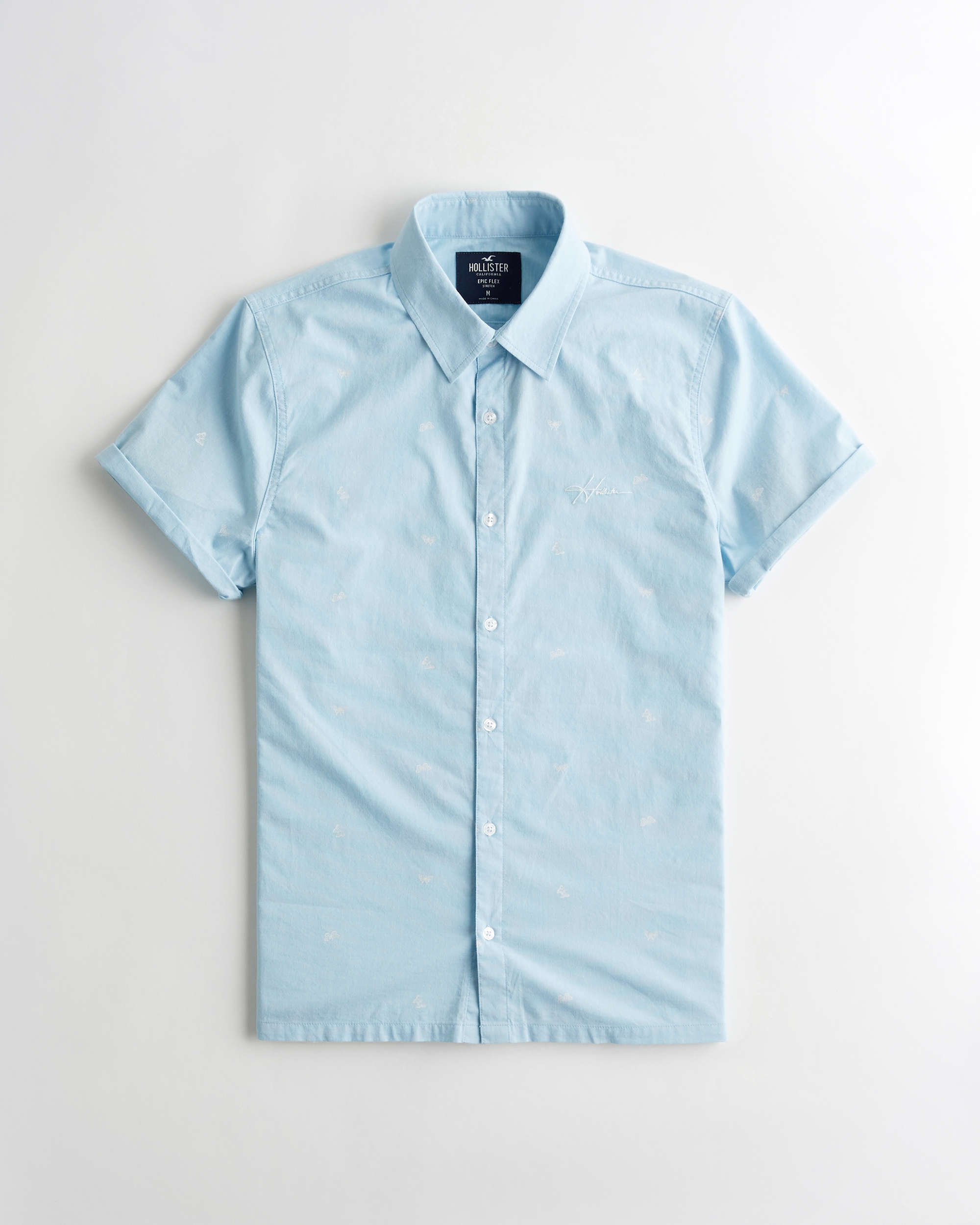 hollister button shirt