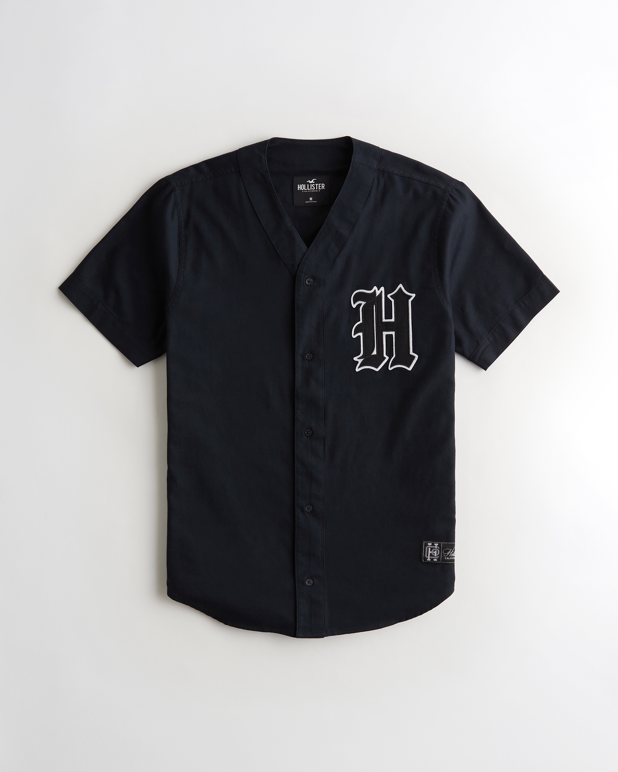 Hollister Relaxed Logo Baseball Shirt 