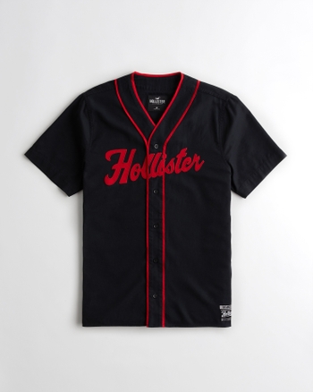 Men's Relaxed Logo Baseball Shirt Men's Tops