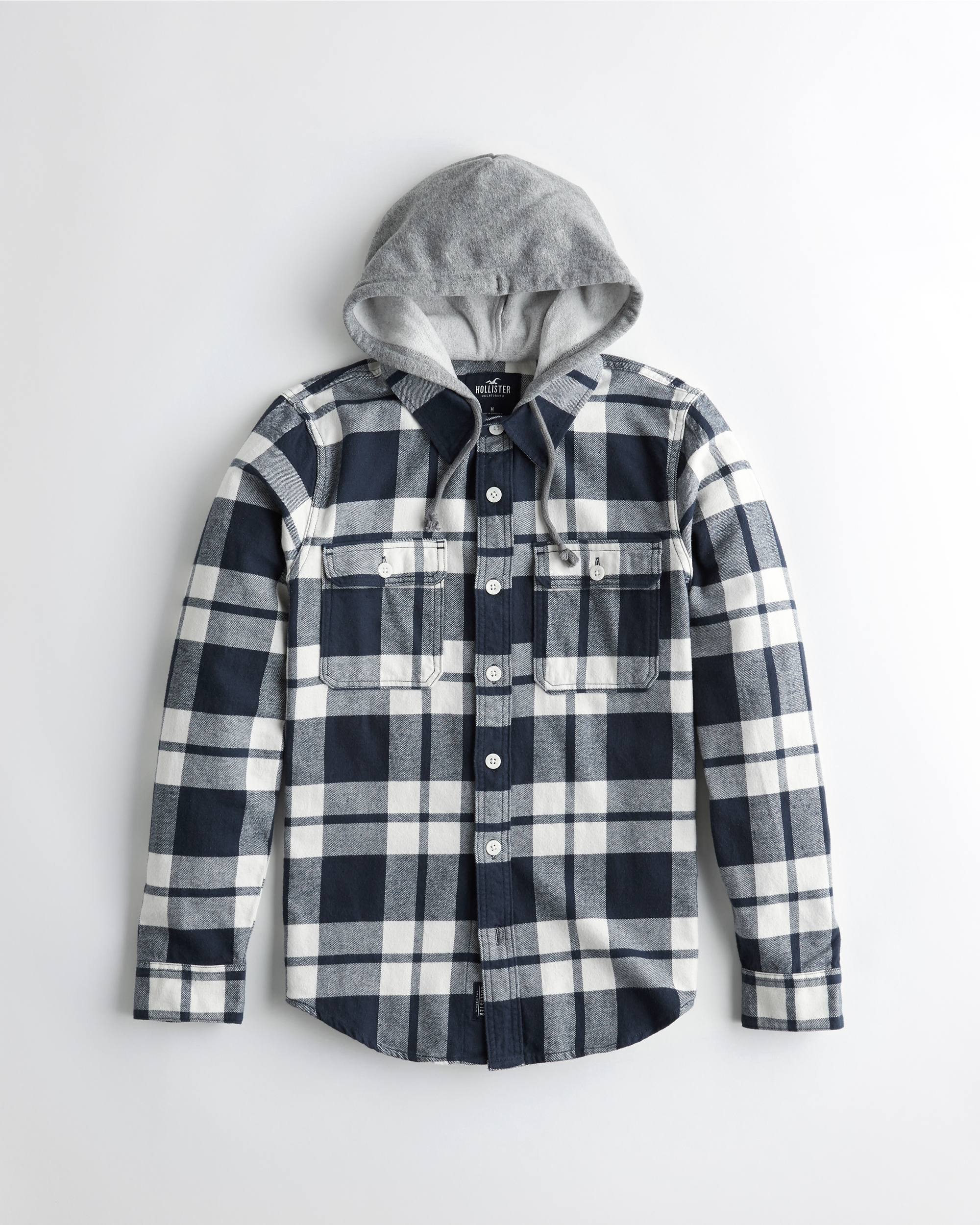 flannel and sweatshirt